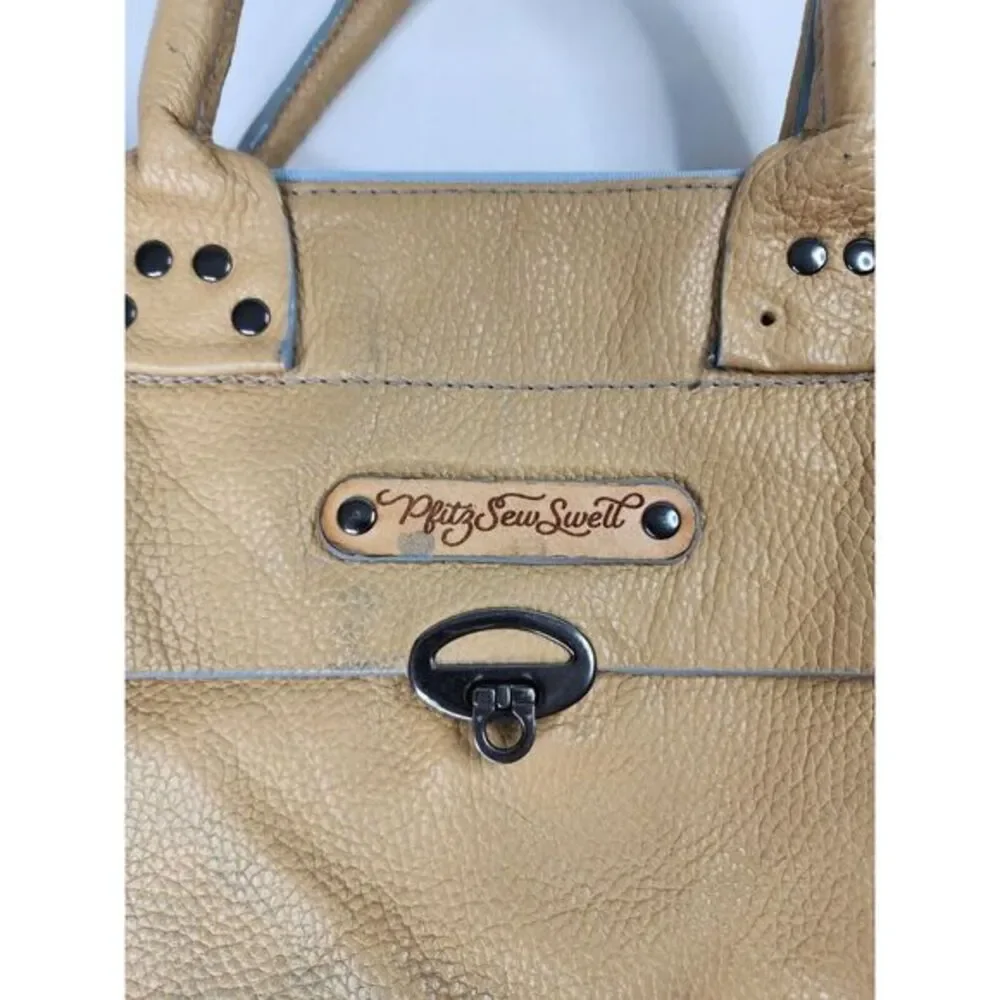 Cascina -‎ Made to Order - Pebble Grain Hobo Shoulder Bag Purse Brown Large